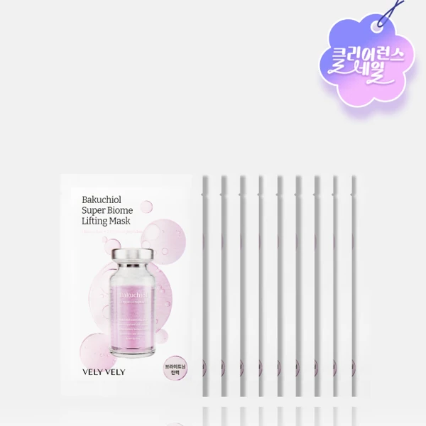 [990원]바쿠치올 슈퍼 바이옴 리프팅 마스크20ML(10매) 상품 이미지