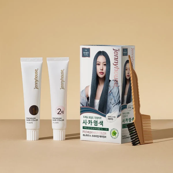 제니하우스 프리미엄 헤어 컬러 애쉬 블루 상품 이미지