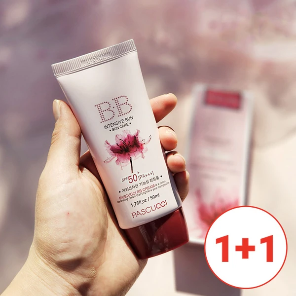 [파스쿠치] 인텐시브 쌩얼톤업 SUN 비비크림 50ml 1+1 (총 2개) 상품 이미지
