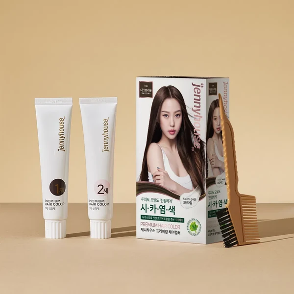 제니하우스 프리미엄 헤어 컬러 다크 브라운 상품 이미지