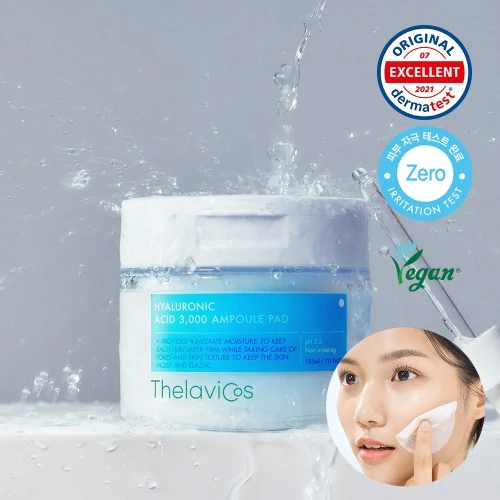 테라비코스 히알루론산 3000 앰플 패드 155ml 70매 상품 이미지