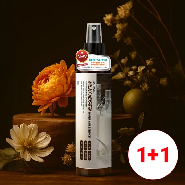 [아스파시아] 뿌리는 밀키케라틴 헤어미스트 250ml 1+1 상품 이미지